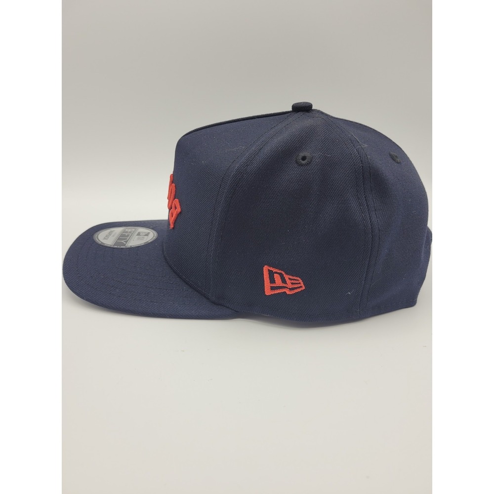 Boston Red Sox Hat Cap Mens Navy Snapback Upside Down Logo MLB Baseball New Era - Picture 6 of 10